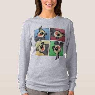 Vier FarbCockatiel T-Shirt