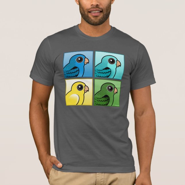 Vier Farbe Linnies T-Shirt (Vorderseite)