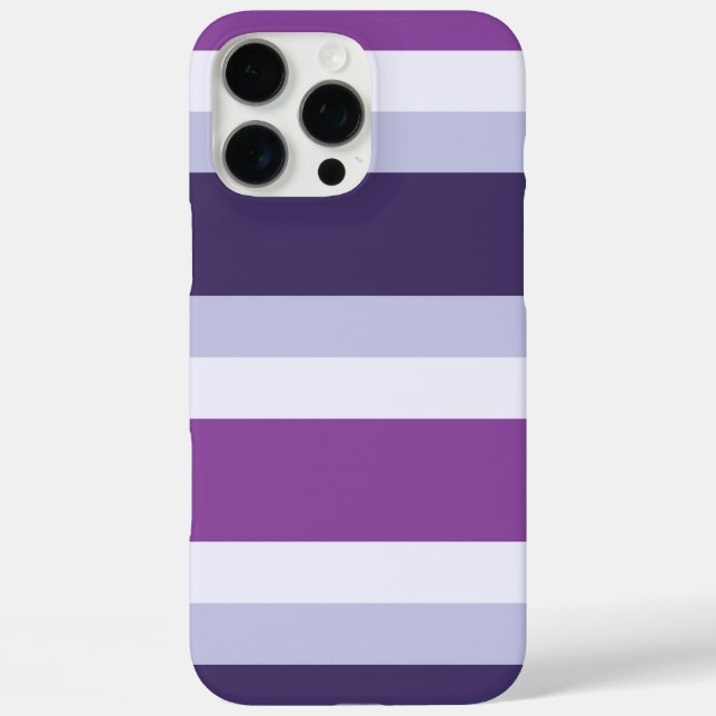 Vier-Farben-Combo - Lila Blauer Violett-Lavendel Case-Mate iPhone Hülle (Rückseite)