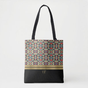 Vier Farben Mit Monogramm