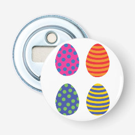 Vier farbige Ostereier Flaschenöffner