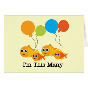 Vier Fische Ich bin so viele Hemden und Geschenke