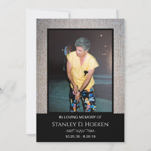 Vier Foto Begräbniskarte Dankeskarte