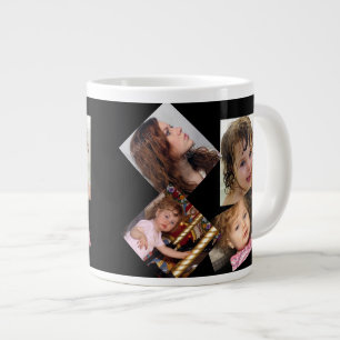 Vier Fotomaterial Jumbo-Tasse