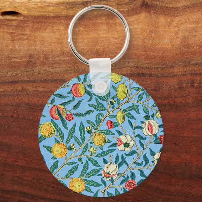 Vier Früchte von William Morris Schlüsselanhänger (Vorderseite)