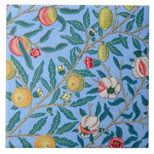 Vier Früchte, William Morris Fliese