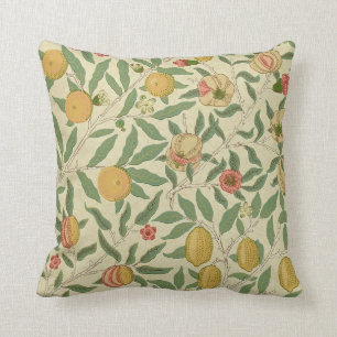 Vier Früchte, William Morris Kissen