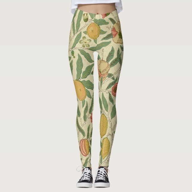 Vier Früchte, William Morris Leggings (Vorderseite)