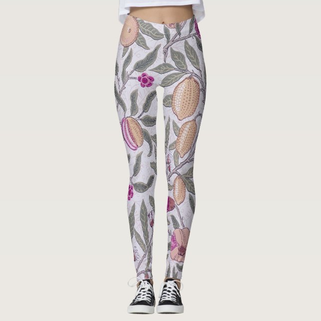 Vier Früchte, William Morris Leggings (Vorderseite)