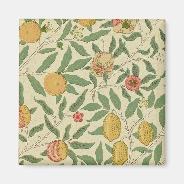 Vier Früchte, William Morris Magnet (Vorne)