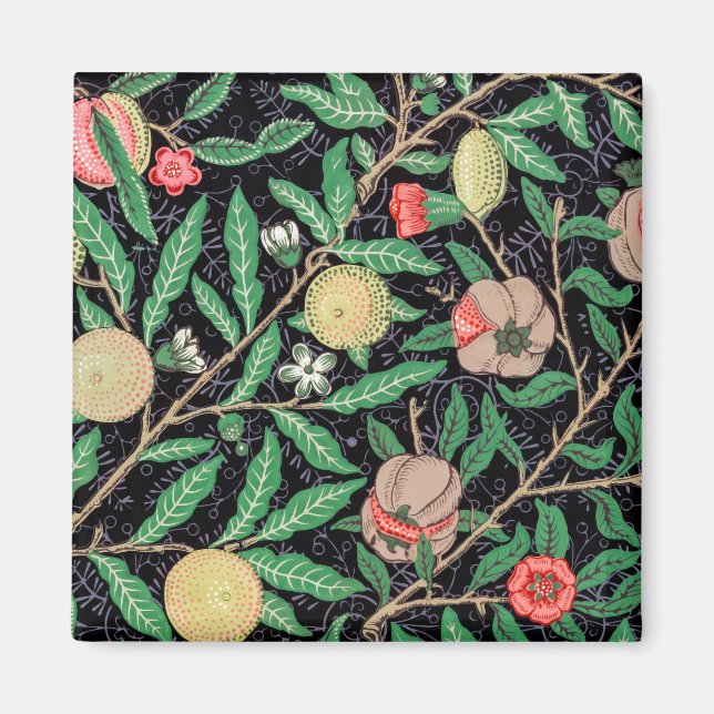 Vier Früchte, William Morris Magnet (Vorne)