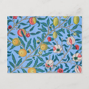 Vier Früchte, William Morris Postkarte