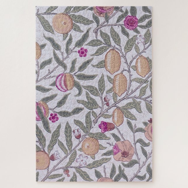 Vier Früchte, William Morris Puzzle (Vertikal)