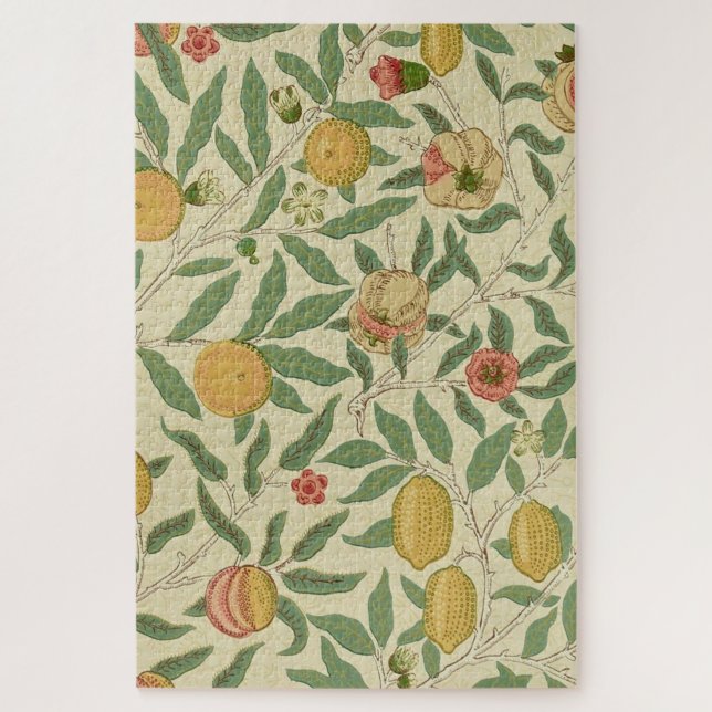 Vier Früchte, William Morris Puzzle (Vertikal)
