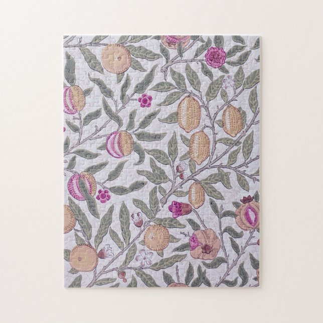 Vier Früchte, William Morris Puzzle (Vertikal)