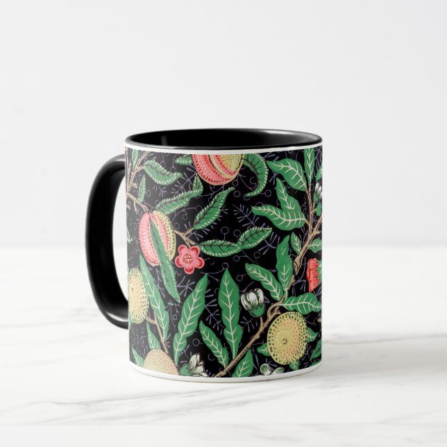 Vier Früchte, William Morris Tasse (Vorderseite Links)