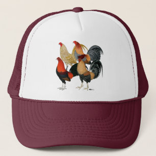 Vier Gamecocks Truckerkappe