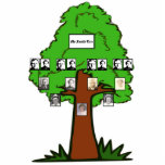 Vier-Generation-Baum für grünes digitales Foto Freistehende Fotoskulptur<br><div class="desc">Dieses Vier-Generationen-Baumdiagramm wird auf einer Statuette eines großen grünen und braunen Digitalbaumes in voller Blätter auf einem Foto angezeigt. Personalisieren Sie mit Ihren eigenen Fotos. Wenn Sie Probleme mit der Personalisierung haben,  kontaktieren Sie mich bitte unter jen@jenaleefamilystorykeeper.com</div>