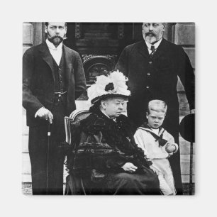 Vier Generationen Viktorianischer Lizenzgebühren Magnet