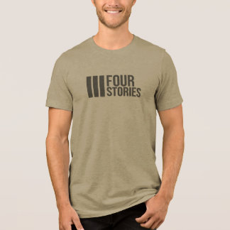 Vier Geschichten - Mono-Logo Tri-Blend Shirt