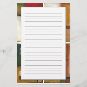 Vier getäfelte Malerei von Jennifer Goldberger Briefpapier