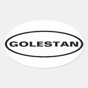 VIER Golestan Ovaler Aufkleber