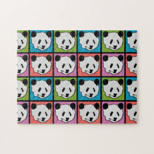 Vier Große Pandas-Bären Puzzle