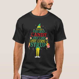 Vier Hauptnahrungsgruppen Süßkartoffeln Sirup Weih T-Shirt