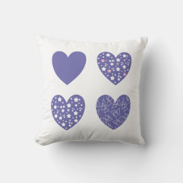 Vier Herzen Kissen