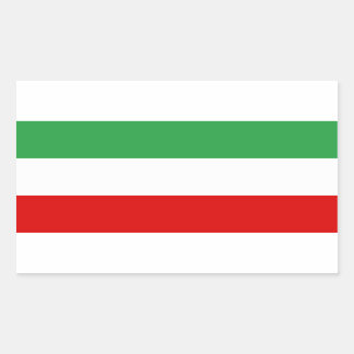VIER Iran Tricolor Flag Rechteckiger Aufkleber