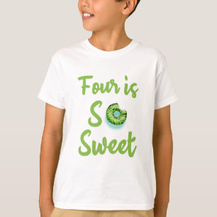 Vier ist so süß, vierter Geburtstag, vierter Gebur T-Shirt