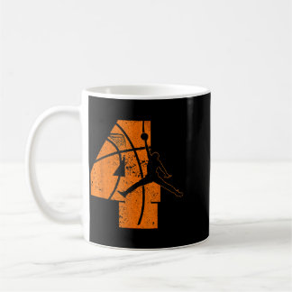 Vier Jahre alt 4. Geburtstag Basball 4 Jahre Bday Kaffeetasse