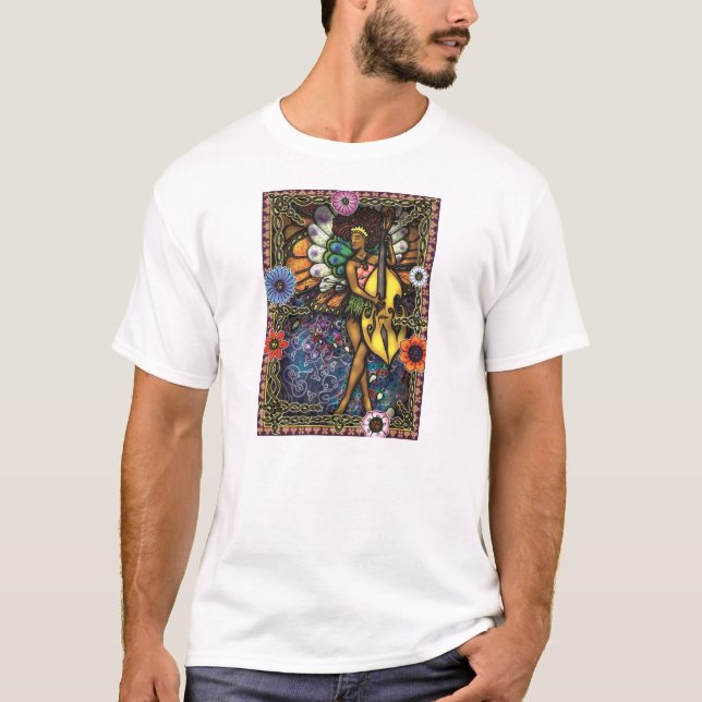 Vier Jahreszeit-Frühlings-Feen-T - Shirt (Vorderseite)