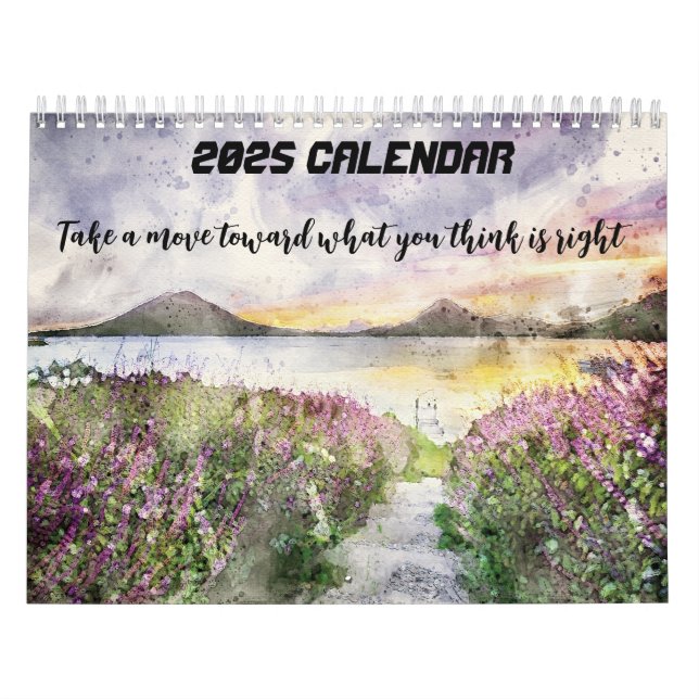 Vier Jahreszeiten 2025 Kalender (Titelbild)