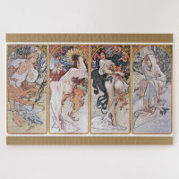 Vier Jahreszeiten, Alphonse Mucha