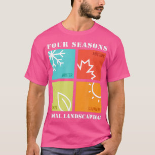Vier Jahreszeiten gesamte Landung Sonnenuntergang  T-Shirt