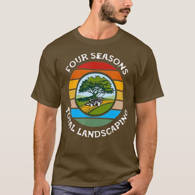 Vier Jahreszeiten gesamte Landung Sonnenuntergang  T-Shirt (Vorderseite)