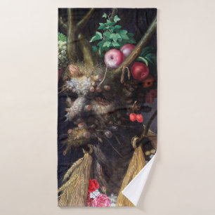 Vier Jahreszeiten in einem Kopf, Arcimboldo Badehandtuch