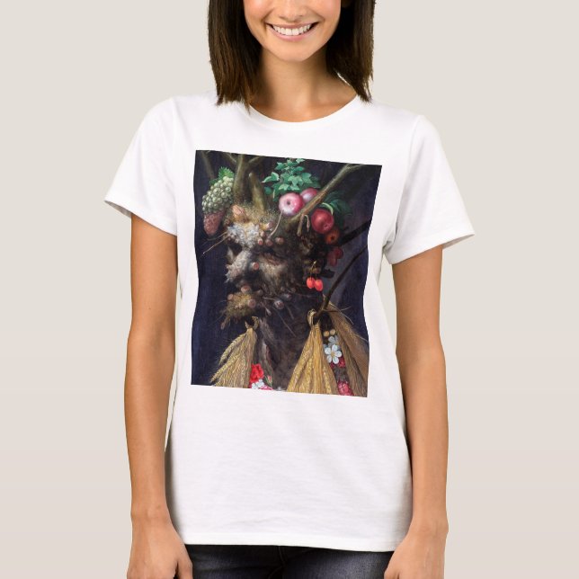 Vier Jahreszeiten in einem Kopf, Arcimboldo T-Shirt (Vorderseite)