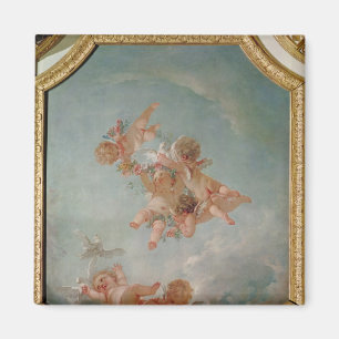 Vier Jahreszeiten in Salle du Conseil - Frühling Magnet