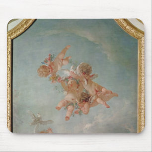 Vier Jahreszeiten in Salle du Conseil - Frühling Mousepad