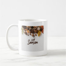 Vier Jahreszeiten Tasse Herbst Design
