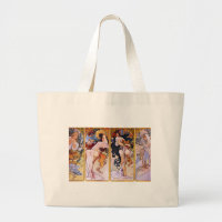 Vier Jahreszeiten von Alfons Mucha Art Deco