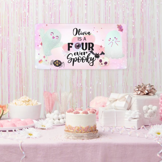 vier je spooky banner (Party)