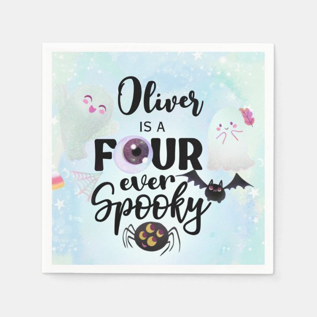 vier je spooky serviette (Vorderseite)