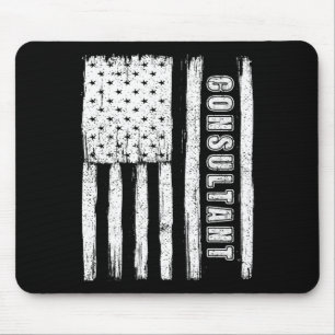 Vier-Juli-Hemden für Männer Amerikanische Flagge K Mousepad