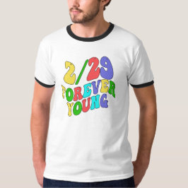 VIER JUNGE LEAP JAHR GEBURTSTAG BOHO T-Shirt