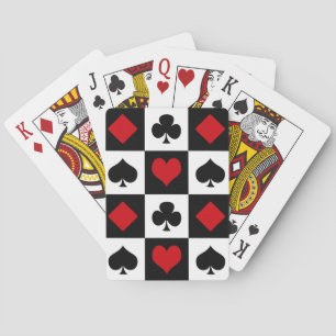 Vier Karten-Anzug Spielkarten