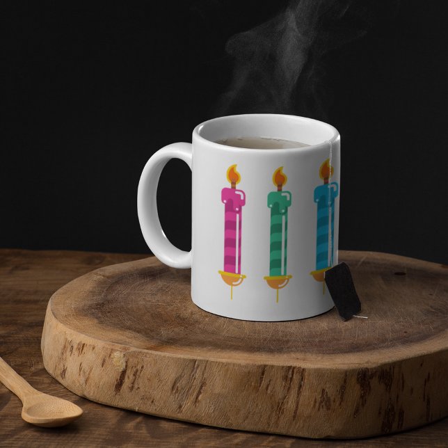 Vier Kerzen Kaffeetasse (Von Creator hochgeladen)