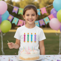 Vier Kerzen Lichtflame T - Shirt